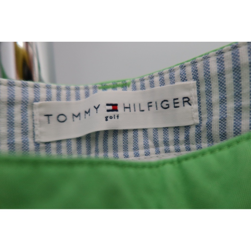 Tommy Hilfiger Unique Women's‎ 8 Green Pink Seahorse Embroidered Capri Crop Golf - Picture 4 of 8